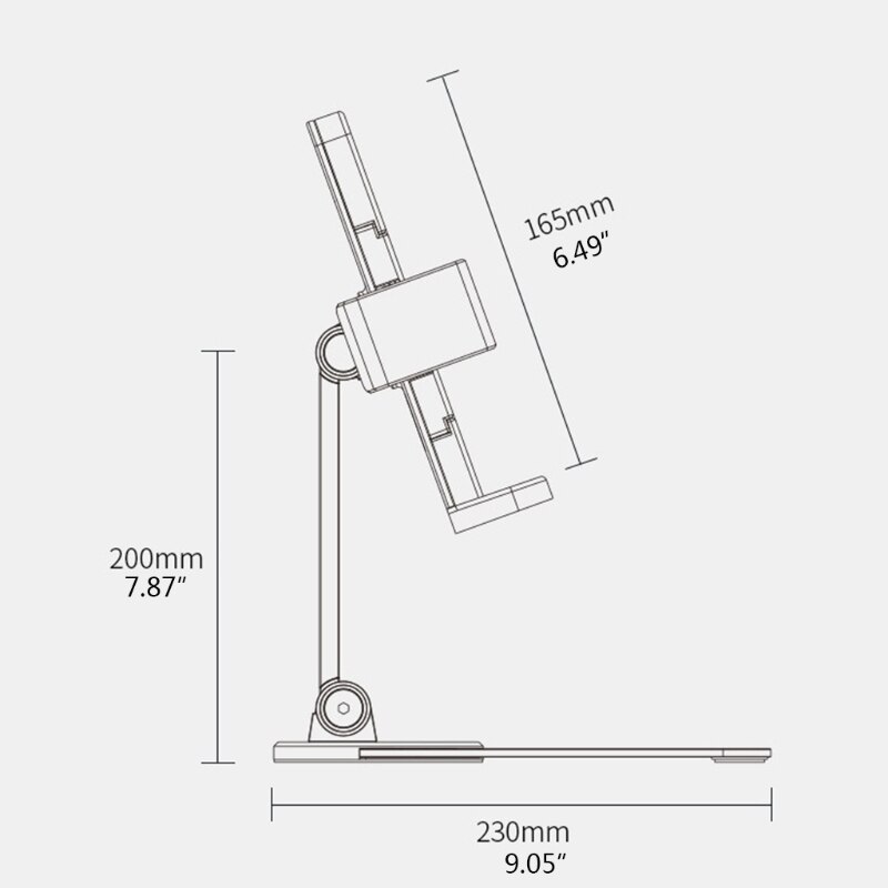 2022 Adjustable Height and Angle Ergonomic Book Holder Reading Textbook Stand for Big Heavy Books Studying Aluminum Alloy