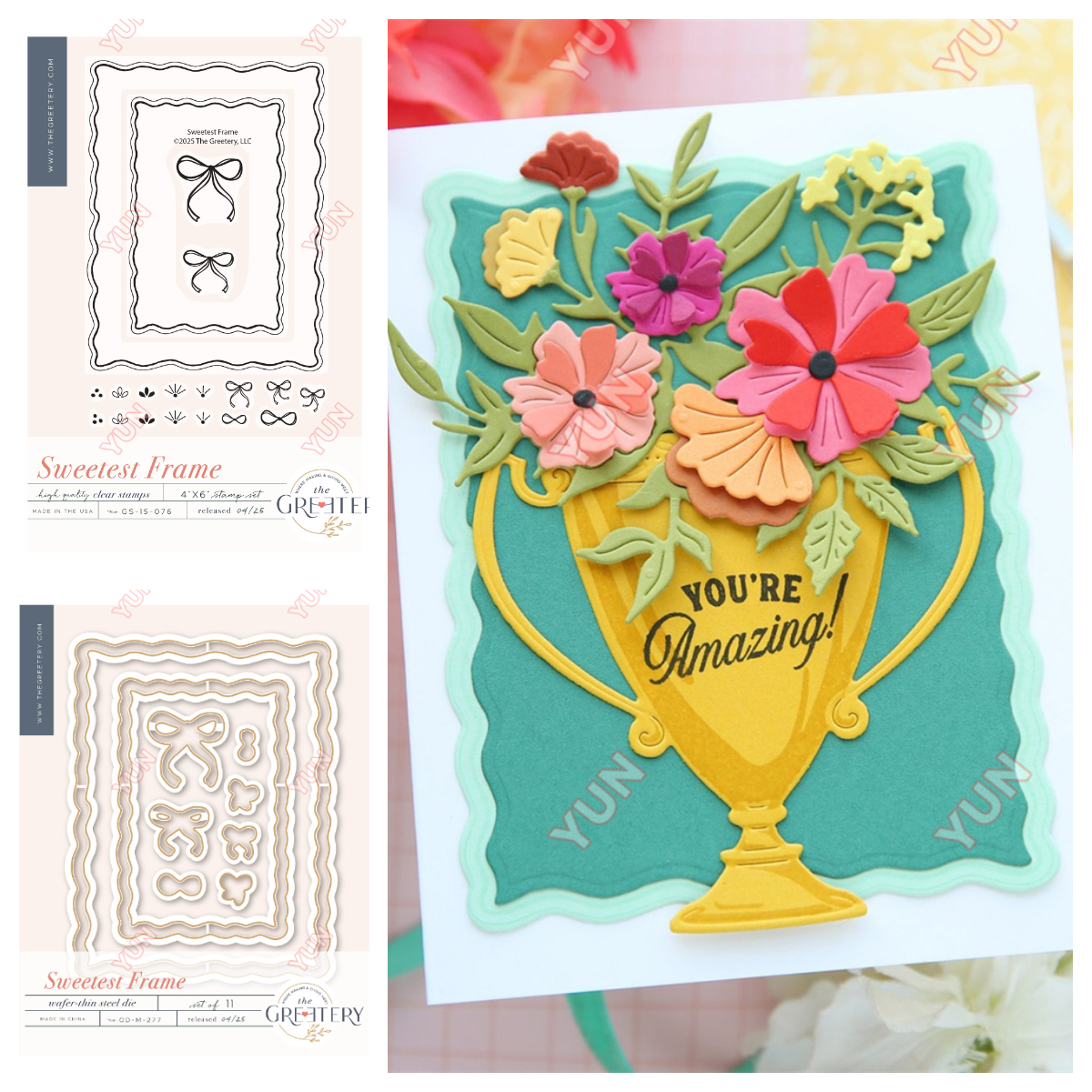 Gratulationsmalsstempler stencil drømme og planer sløjfe bogmærke stjernestemplet buket sødeste rammer gør-det-selv scrapbooking kort lav: Blå
