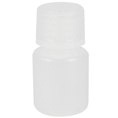 15 mL 0.5 oz Wit Plastic Cilinder Vormige Chemische Reagensfles