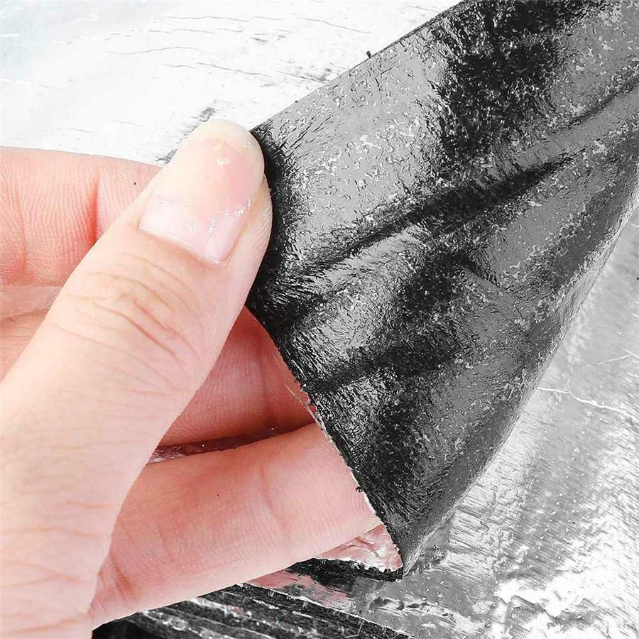 50*100CM Sound Deadener Waterproof Fire resistant Silver Hood Firewall