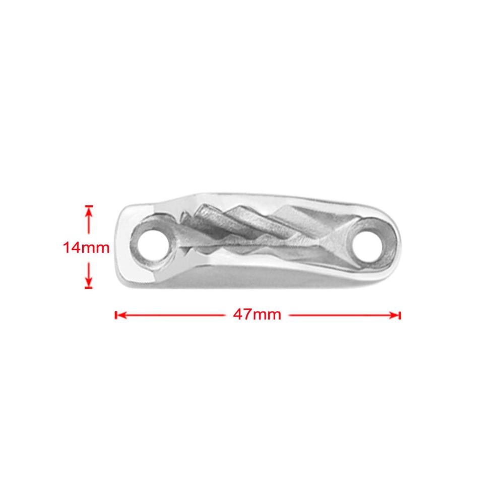 316 Stainless Steel Boat Clam Cleat Rope Jam Line Cleat Marine Hardware Boat Accessories Sailing Kayak Sailboat Catamaran Caone