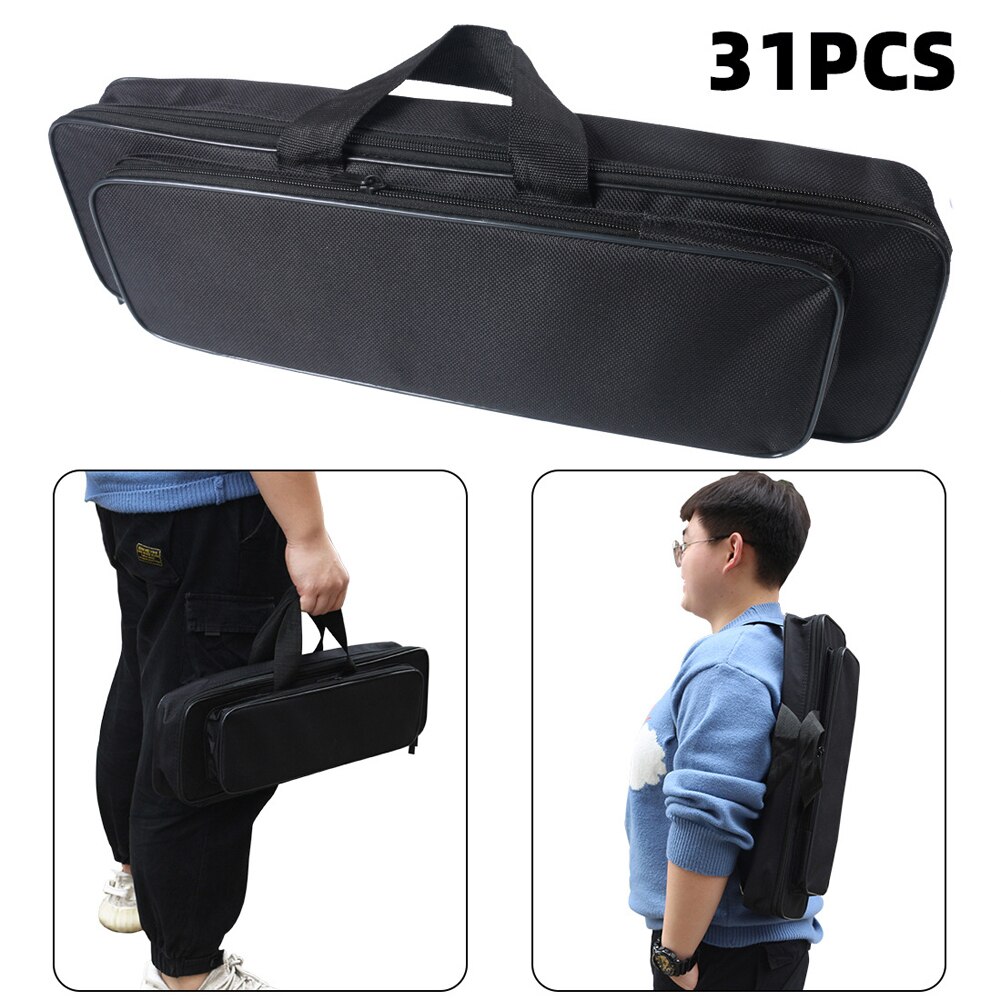 31pcs/Box Tackle Kits Fishing Lures Hooks Full Kit Pole Lead Hook Stop Beads Hard Bait Fishing Reel with Spinning Reel