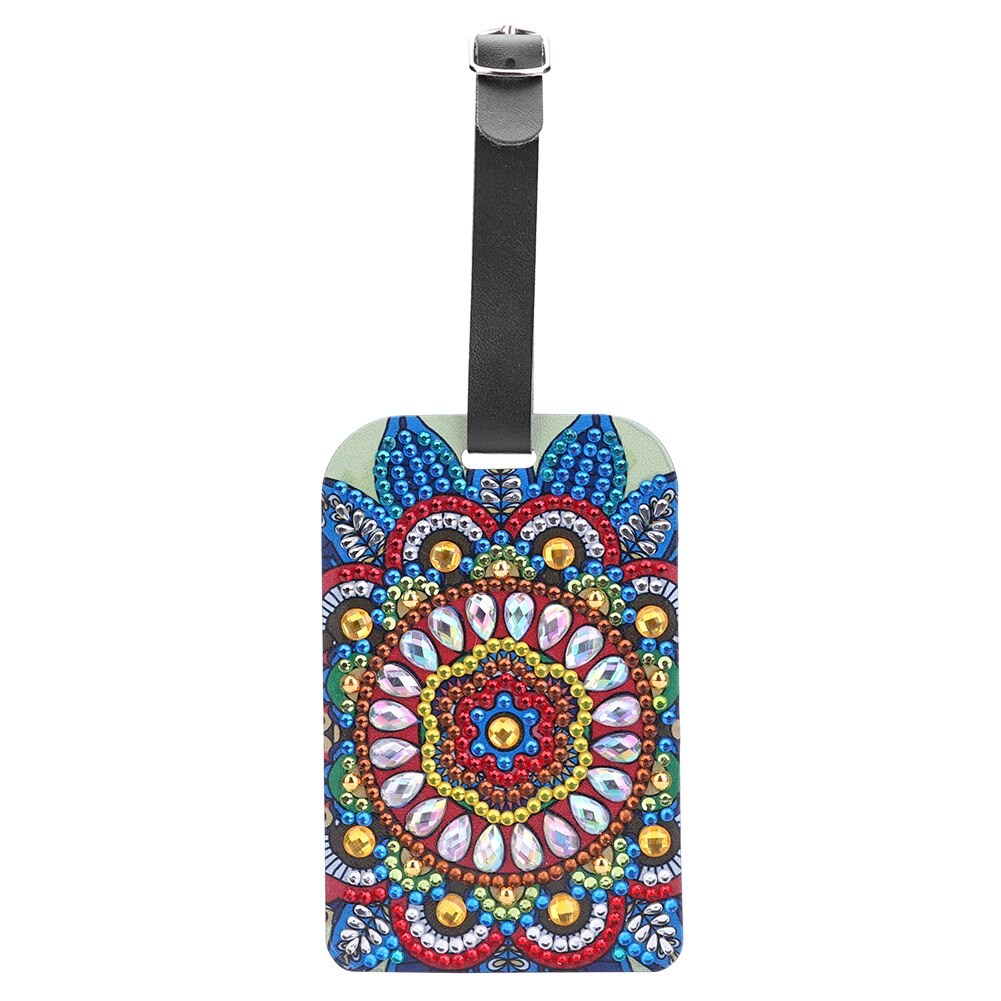 Diamond Painting Luggage Boarding Pass Suitcase Label Butterfly Mandala DIY Special Shape Diamond Embroidery Needlework Craft: 14