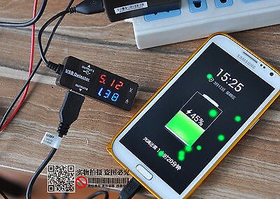 3A USB Charger Detector Volt Amp Digital led Voltmeter Ammeter Tester meter Dual USB Doctor POWER Battery capacity tester