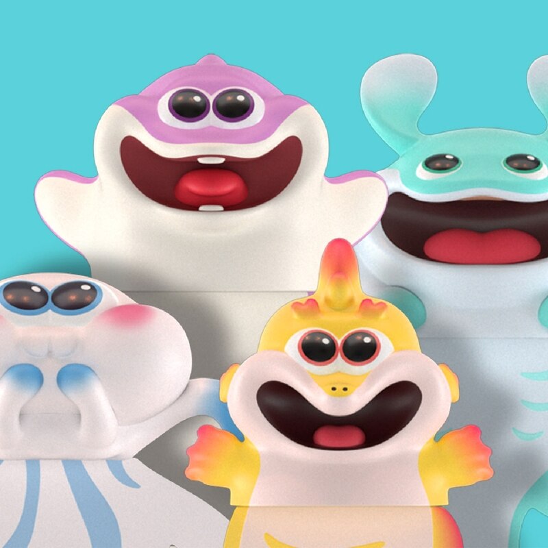 B36C 3D Cartoon Animal Bookmark Wacky Squashed Book Mark for Office School Library