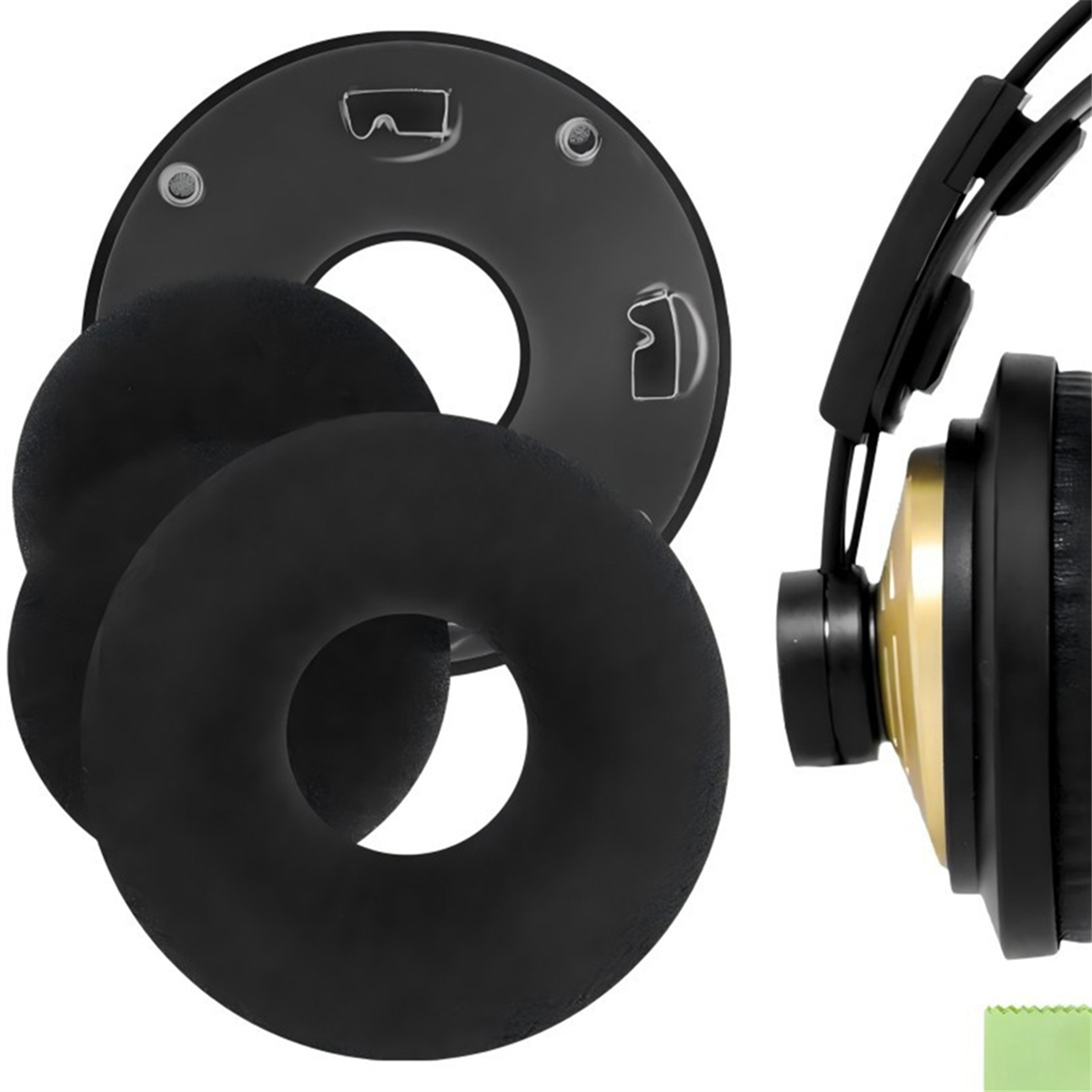 Ear Pads for AKG K121 K121S K141 MK II K142 HD Headphone Replacement Ear Cushions Ear Cups