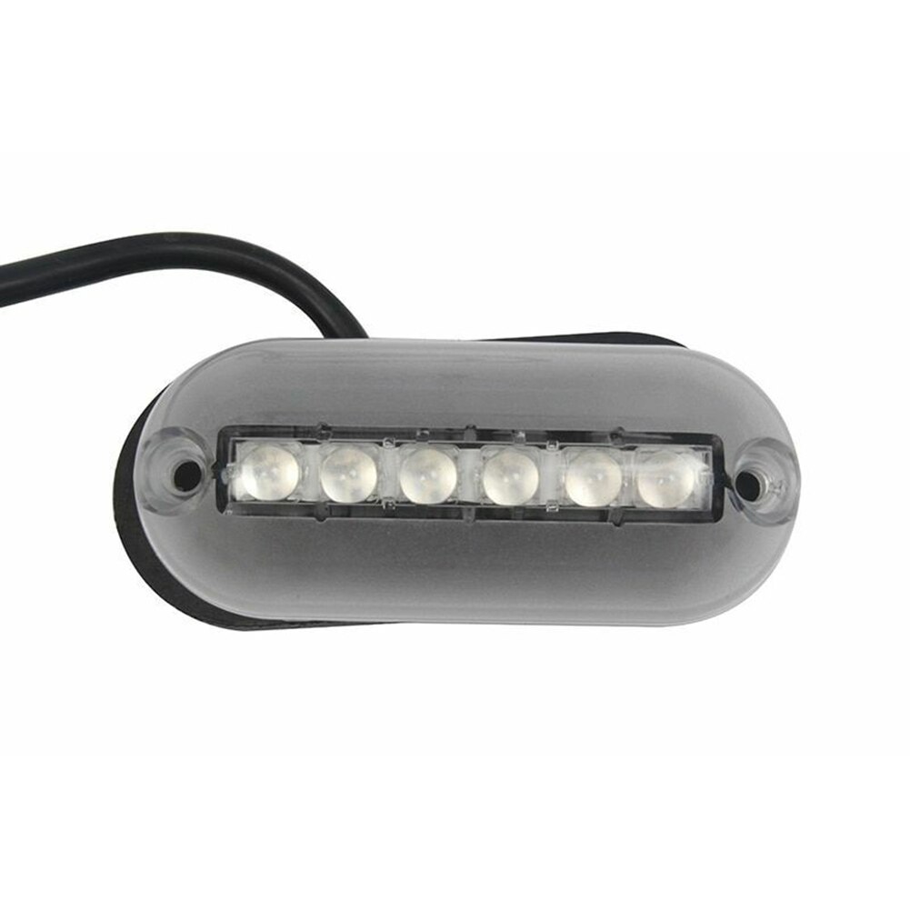 Underwater Light Fishing Marine Boat Night Landscape Lighting 6 LED Waterproof 12V TB