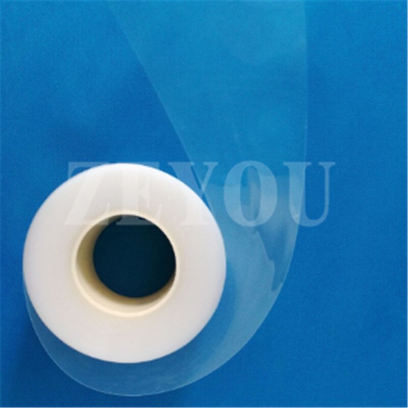 0.1mm thickness clear PFA film plastic membrane anti-high temperature 255 degree centigrade size W300*L1000mm