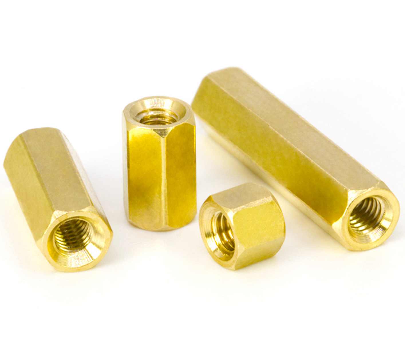 Messing M6 * 1.0 Lengte 8/10/15/20/25/30/35/40/45/50M Vrouwelijke Hex Schroef Pcb Afstandhouders Zeshoekige Spacers