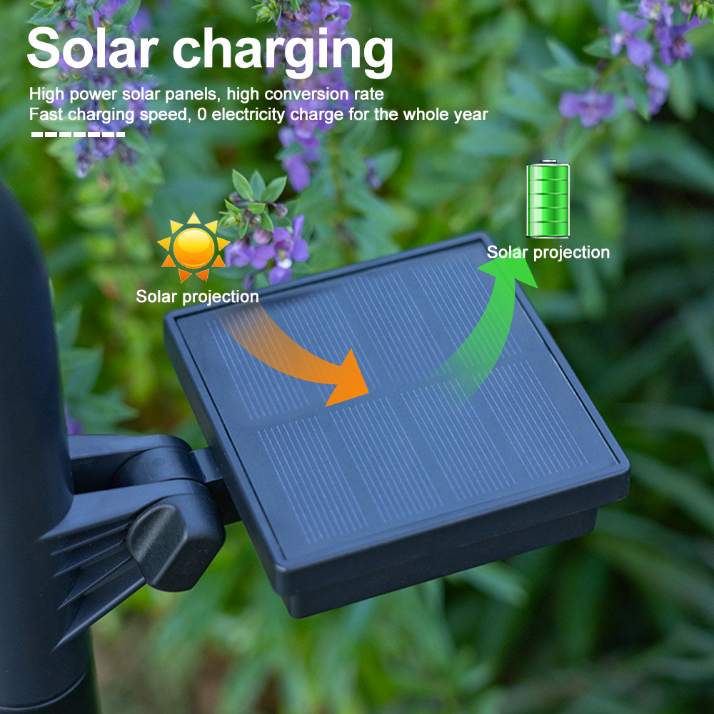 Solar Garden Pathway Lights Outdoor Waterproof Stake Lights for Lawn Driveway Walkway Decoration Bend Solar Lighting