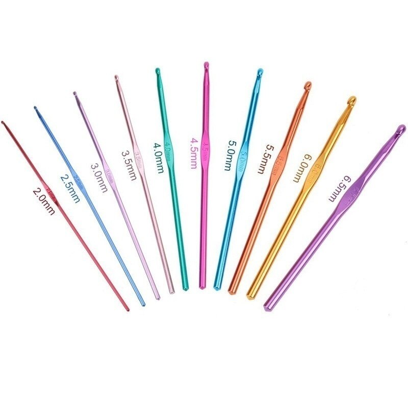 Conjunto de ganchillo hogar gadgets hilo de tejer utensilios para costura con aguja conjunto completo tejido de punto herramientas de manualidades DIY
