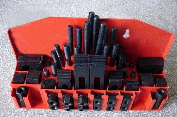 Milling Machine Clamping Set 58pcs Mill Clamp Kit Vice M12 Universal Fixture Set Pressure Plate