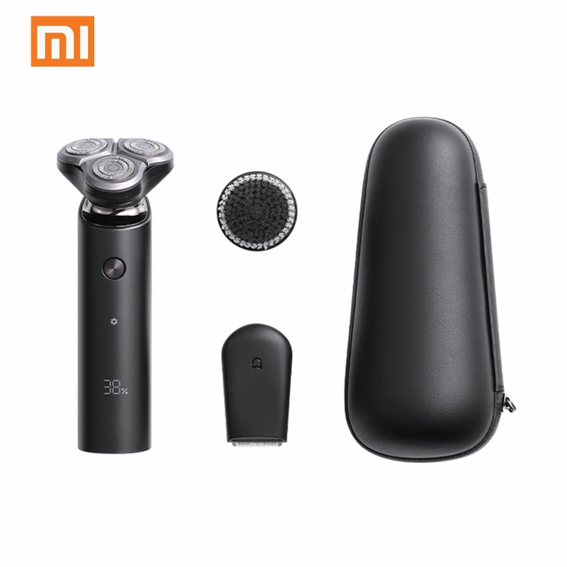 NEUE XIAOMI MIJIA Elektrische Rasierer S500 S500C Waschbar Tragbare Männer Clever Rasiermesser 3 Kopf Rasieren LED Digital Anzeige Für junge