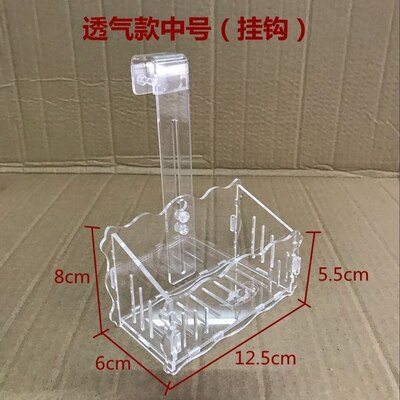 Hängen-auf Aquarium Dekor Zucht Brüterei Kasten Kindergarten Pflanzen Glas Tasse Topf Aquarium Aquascaping Anbau Mangrove Pflanzen: Haning Typ M