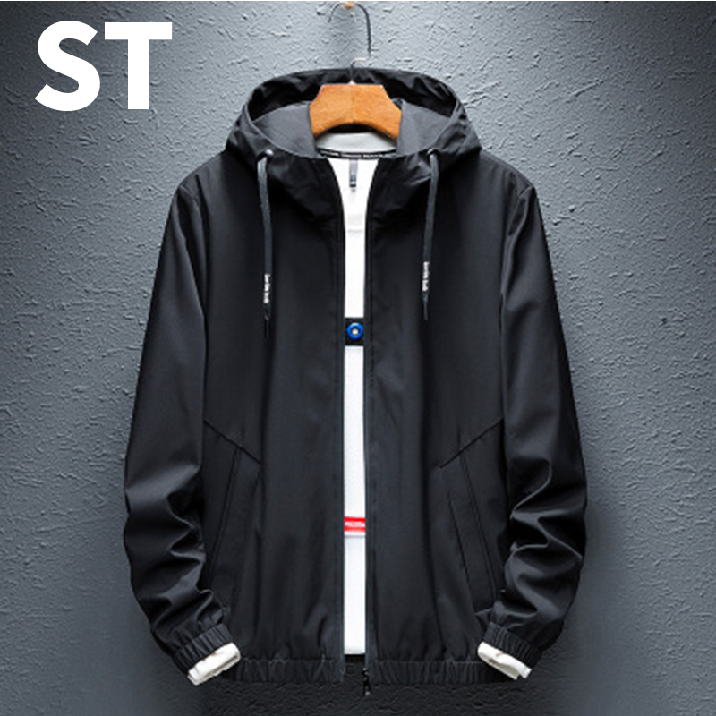 ST Solid Color Jacket W01: Black / Asia M EU XS