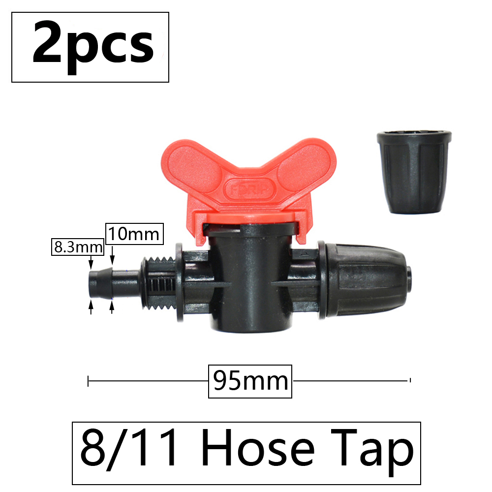 3/8" 8mm Gartenschlauchanschluss 8/11 bis 4/7 3/5mm Schlauchreduzierer Wassersplitter T-Stück Ellenbogendstopfen Tropfbewässerungssystem passend zu: Licht Grün