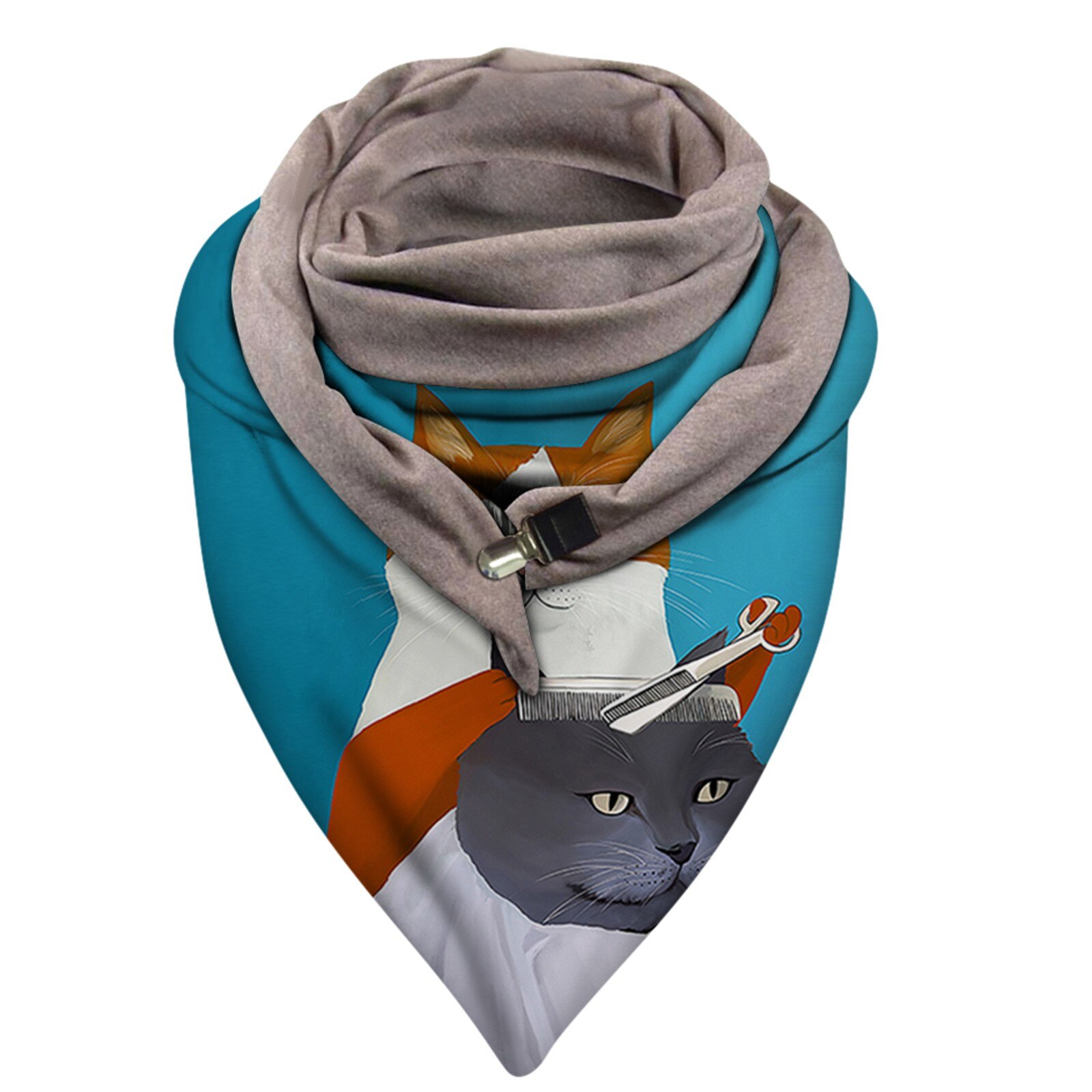 Just A Girl And Her Lovely Cats Photo - Personalized Custom Scarf main image 0