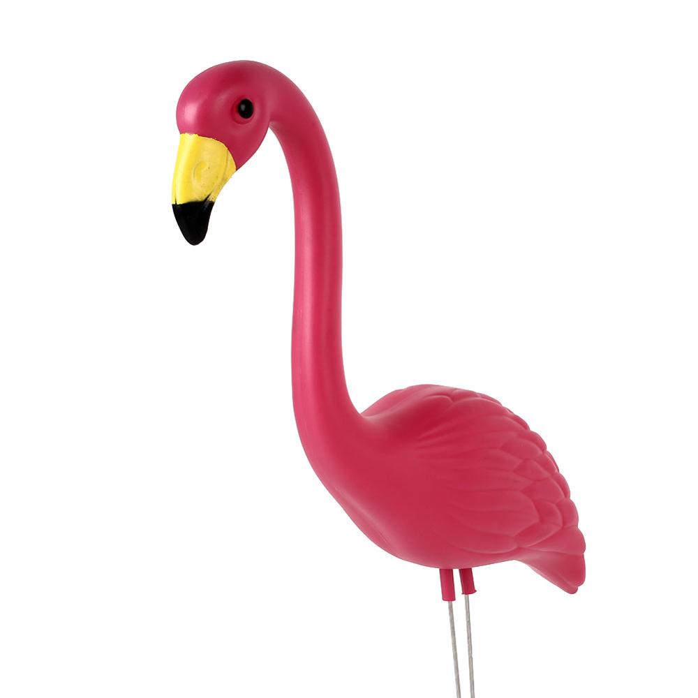 Smukke flamingo ornament plast kunstige livagtige kunst flamingo græsplæne dekoration dekorere flamingo figurer gård balkon