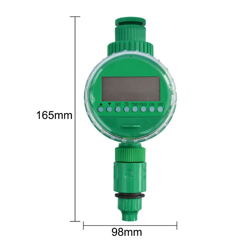 Vanntimer vanntett hjem automatisk vanntimer hage vanningskontroll vanning mekanisk 2 timer timer kontroller: D timer 165 x 98mm