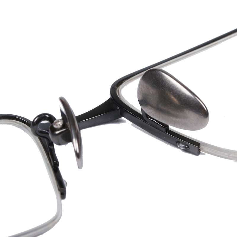 Color_max – plaquettes nasales en titane pour lunettes, 12mm, goutte d'eau, à visser