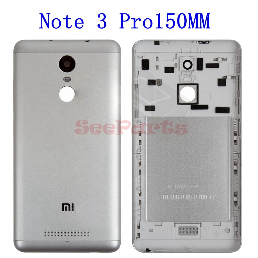 Para xiaomi redmi nota 3 150mm capa de bateria redmi nota 3 pro volta da bateria capa porta habitação caso global volta habitação