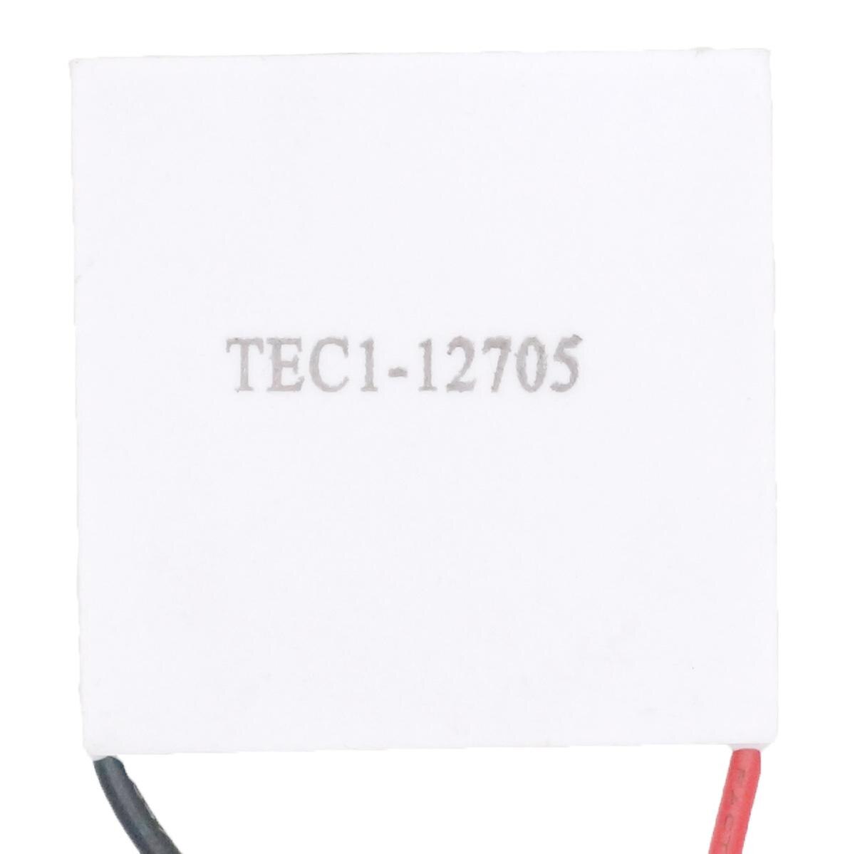 Disipador térmico de TEC1-12705, 40x40mm, enfriador termoeléctrico Peltier, placa de refrigeración, módulo de refrigeración, equipo de laboratorio