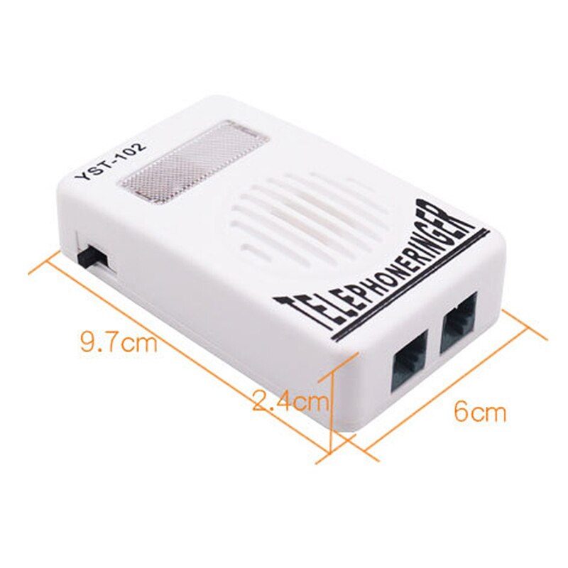 1 PC 95dB téléphone Extra-fort sonnerie téléphone anneau amplificateur sonnerie aide stroboscope lumière cloche son téléphone fixe sonneries sonores