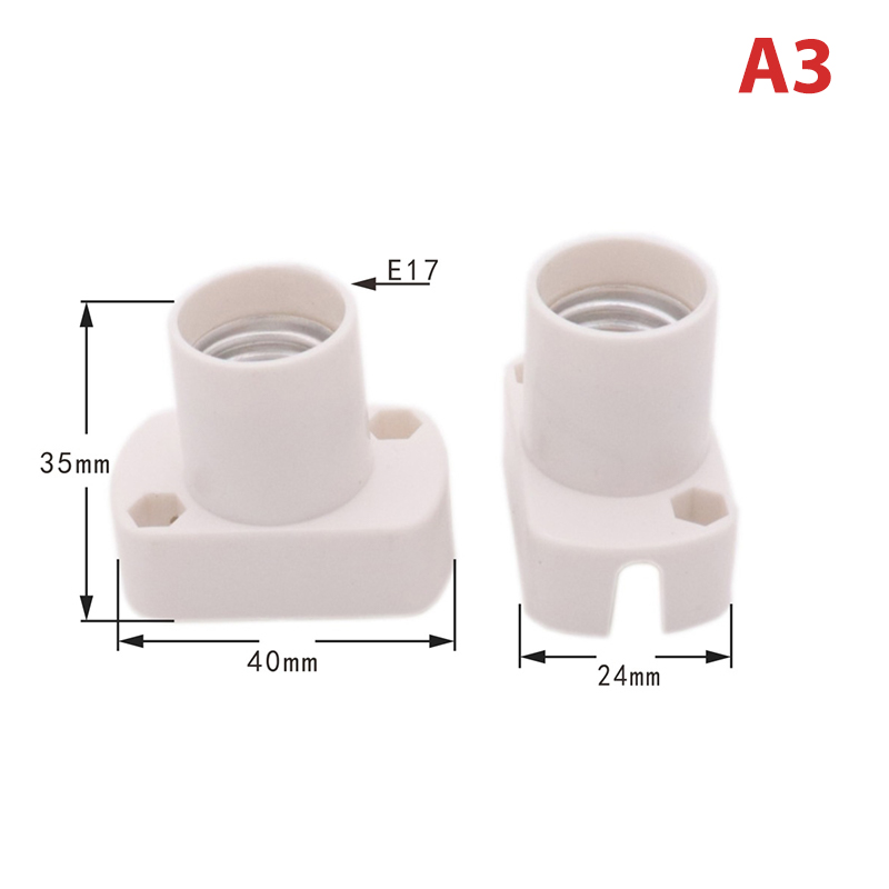 Mini Schraube Lampensockel E12 E14 E17 Supporto Lampenfassung Glühbirne Sockel Halter Adapter: Blau