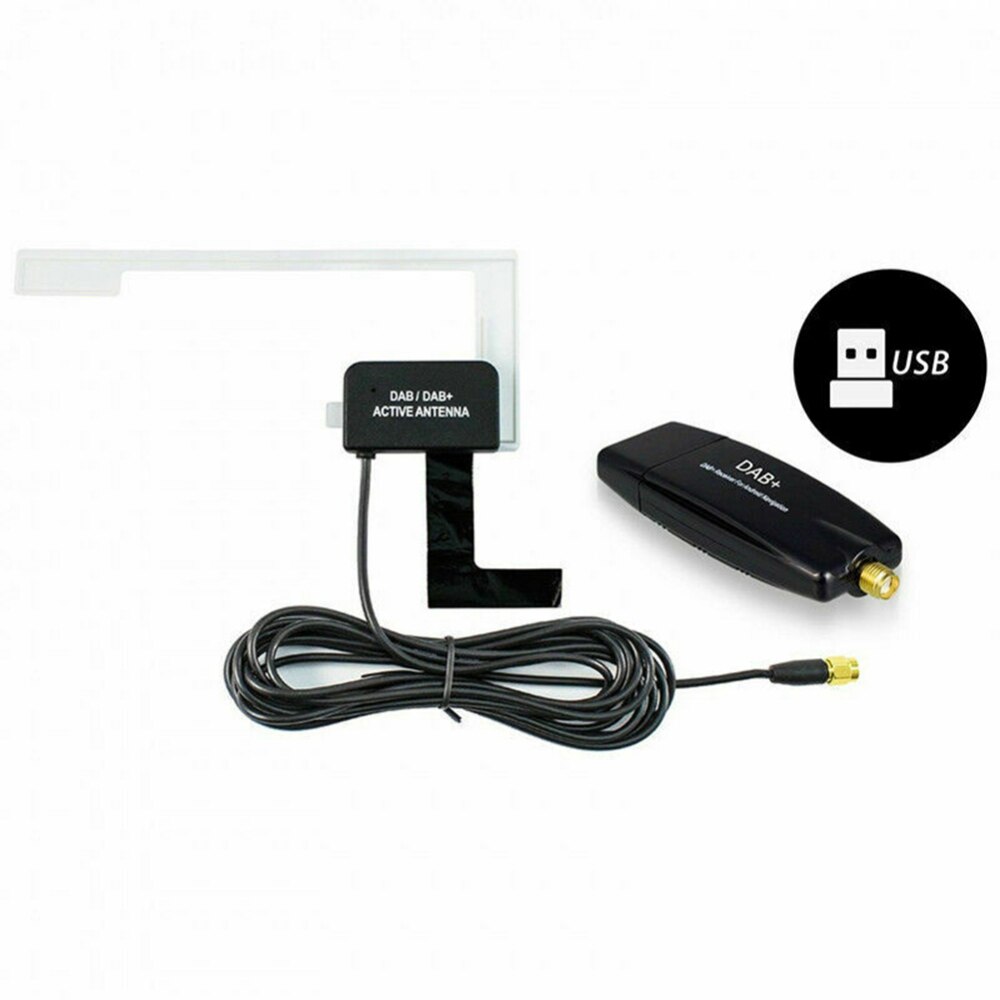 Auto Radio coche USB DAB receptor sintonizador disco antena adaptador Stick para Android