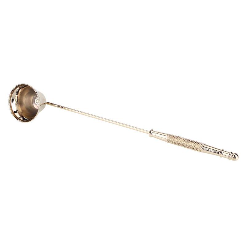 Stainless Steel Candle Extinguisher Candle Votive Candle Home Art Candle Wedding Convenient Noble Home Decorations Shape Bell: Golden