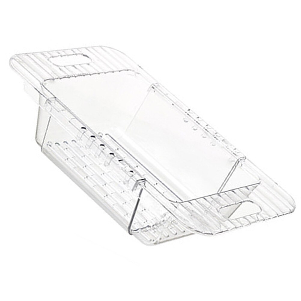 Plastic Draining Basket Food Cleaning Basket Retractable Vegetable Washing Basket