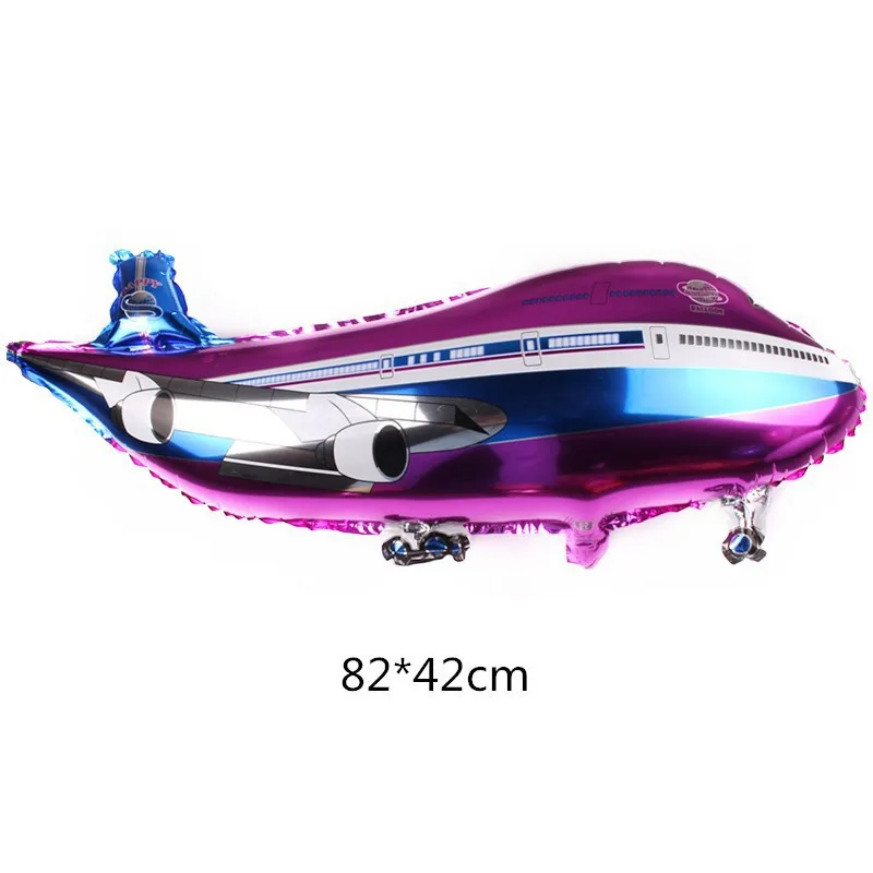 Airplane Foil Balloon Set 32in Number Balloons Banner Kids Boys Girls Airplane Birthday Decorations Aviator Baby Shower Supplies: Olive