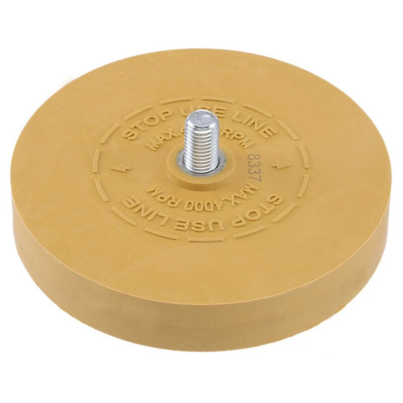 2Set Heavy Duty Pinstripe Car Decal Rubber Eraser Wheel Pad Sticker Removal Tool, 100mm & 90mm