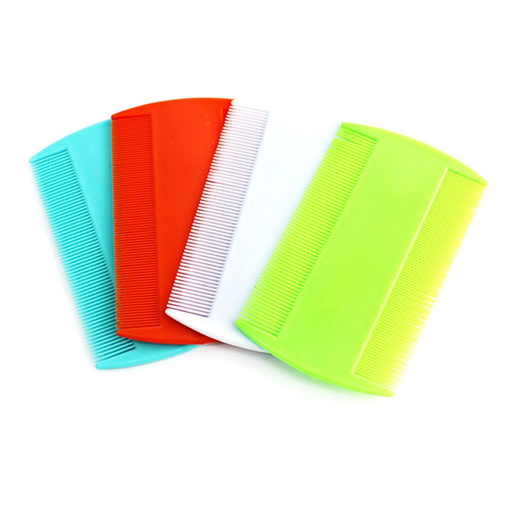 2pcs Portable Narrow Tooth Comb Nit Lice Flea Flat Brush Cootie Delousing Rid Head Lice Anoplura Dandruff Beauty Combs: Default Title