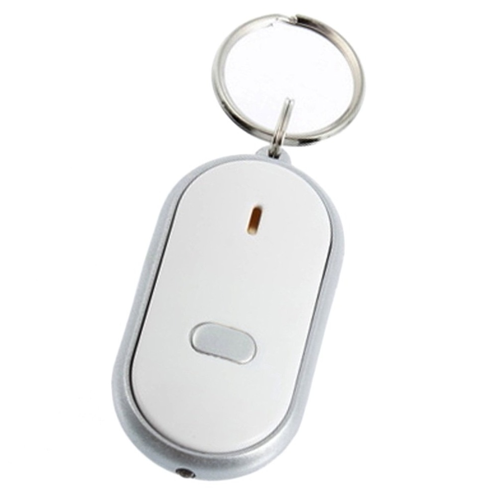 Whistle LED Light Torch Remote Sound Control Lost Key Finder Locator Remote Keychain Keyring With Whistle Claps