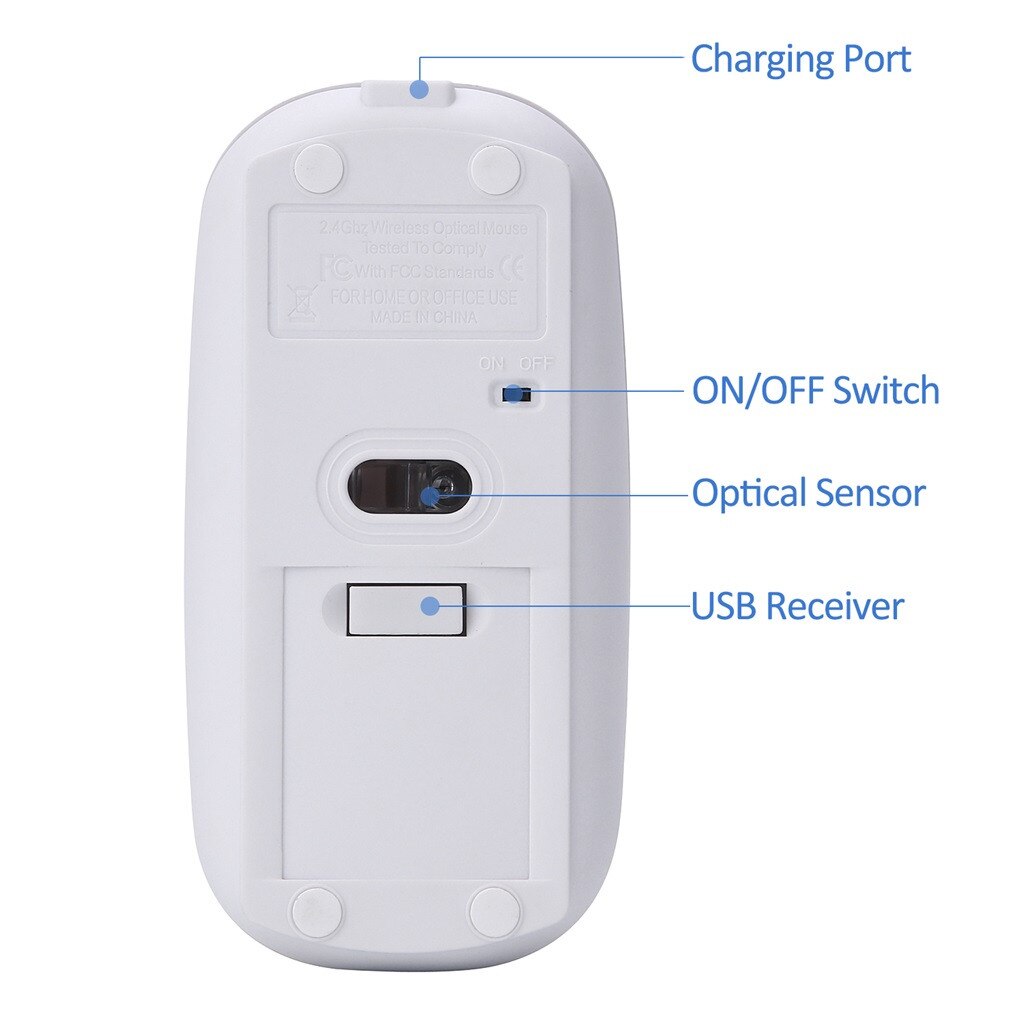 Diamond Mouse Raton 2.4G Wireless Rechargeable USB For PC Laptop Gamer Computer Mice Crystal Sem Fio Inalambrico Ordenador 19Oct