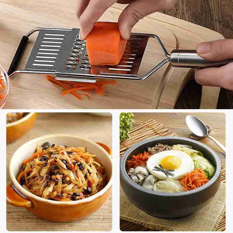 Super Groente Slicer Rvs Rasp Wortel Dunschiller Accessoires Fruit Rasp Shredders Cutter Keuken I9Z5