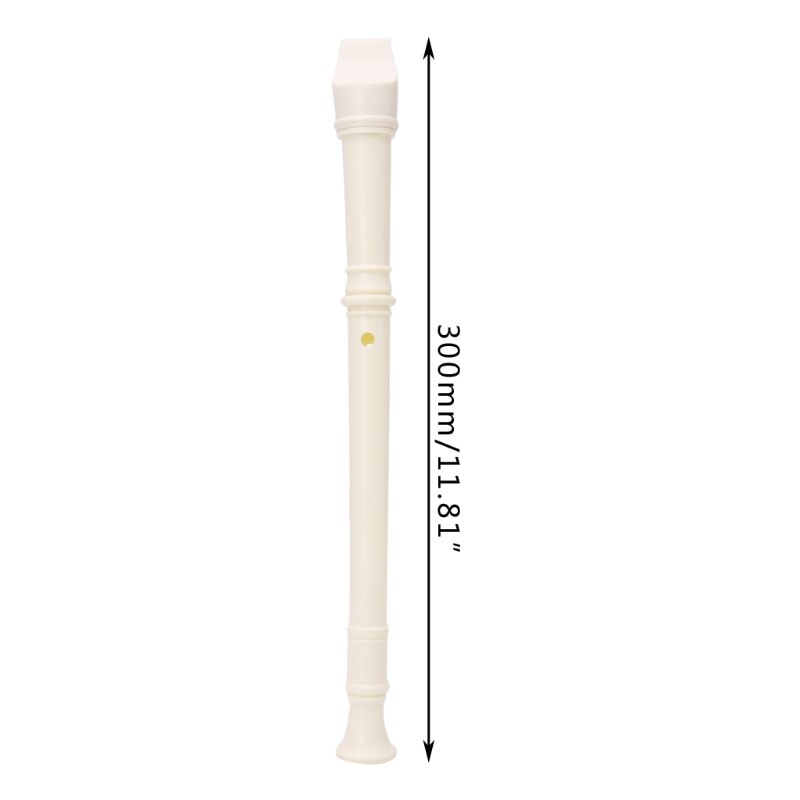 Plastic Instrument Musical Sopraan Recorder Lange Fluit 8 Gaten