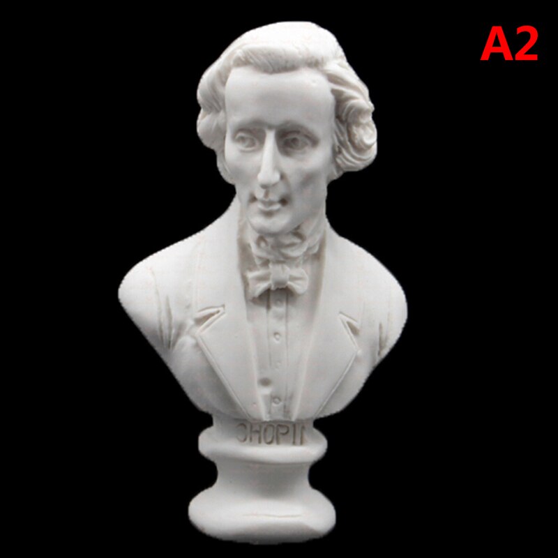 Lalka Dom miniaturowe meble symulacja biały żywica biust mini popiersie statua udawaj zagraj w zabawki domowe dla dzieci dzieci: A2