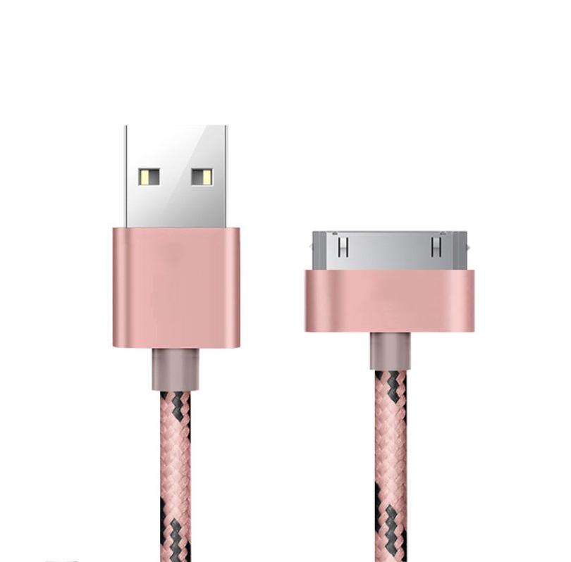 2.4A Usb Data Charger Cable 1m Cable For IPhone 4 IPhone 4s IPod 2 3