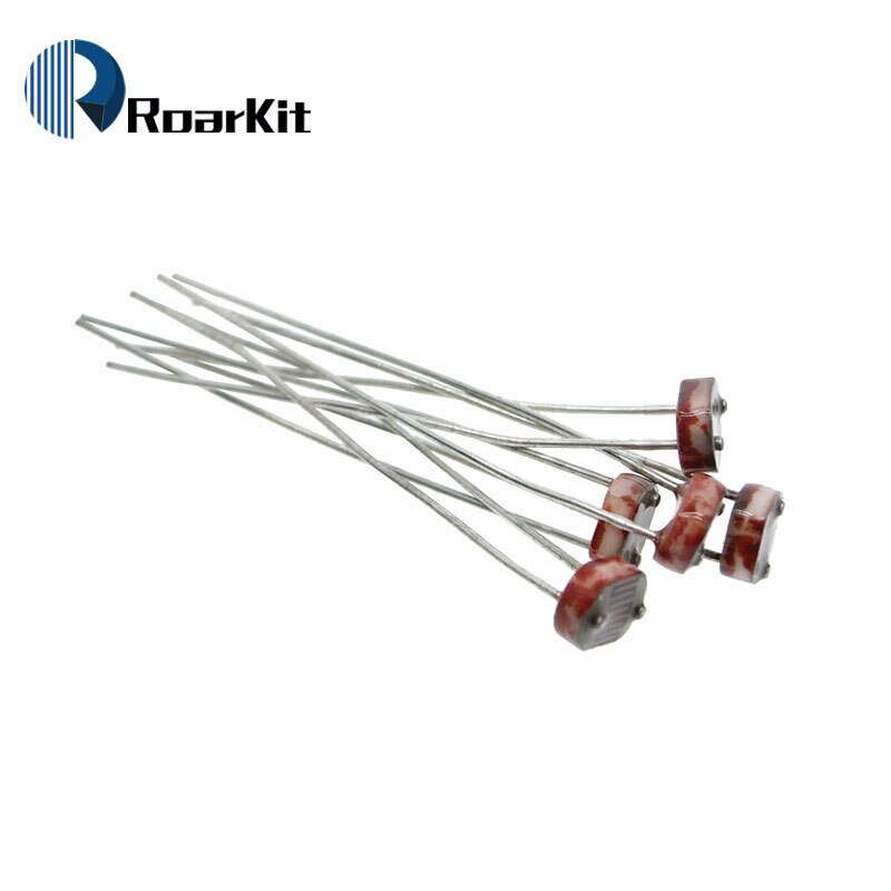 20PCS LDR Photo Light Sensitive Resistor Photoelectric Photoresistor 5528 GL5528 5537 5506 5516 5539 For Arduino