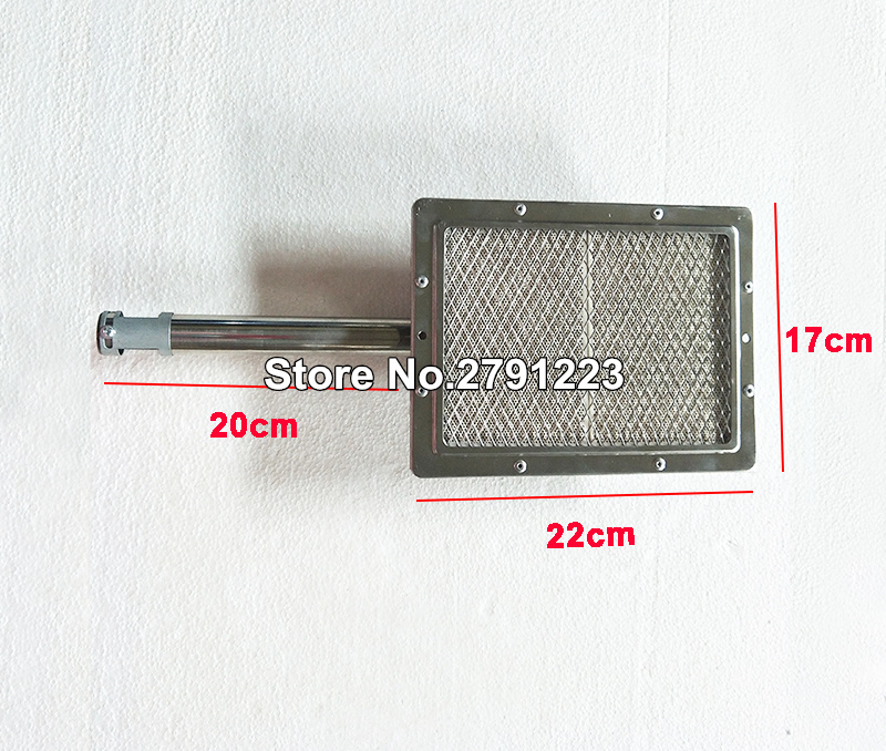 22*17 Grill BBQ infrarot keramik brenner edelstahl keramik Gas brenner alumunium platte infrarot brenner mit düse