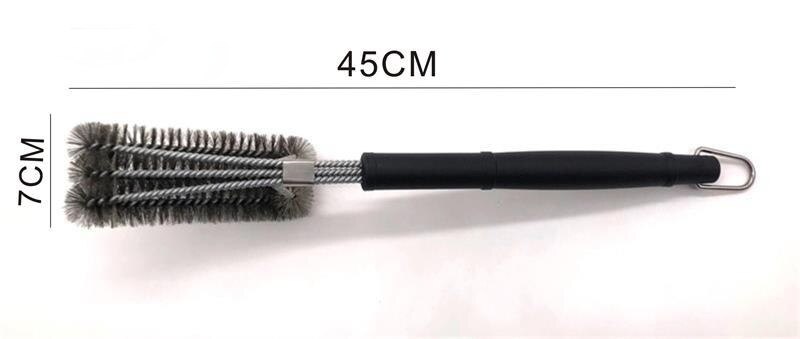 Stainless Steel Wire Brush Grill Cleaning Steel Brush Grill Brush: Default Title