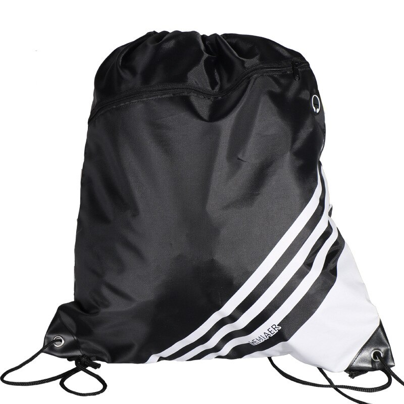 Bærbar fotball oppbevaringsveske oxford tøyveske utendørs basketball treningstilbehør volleyball fotball ryggsekk med snøring