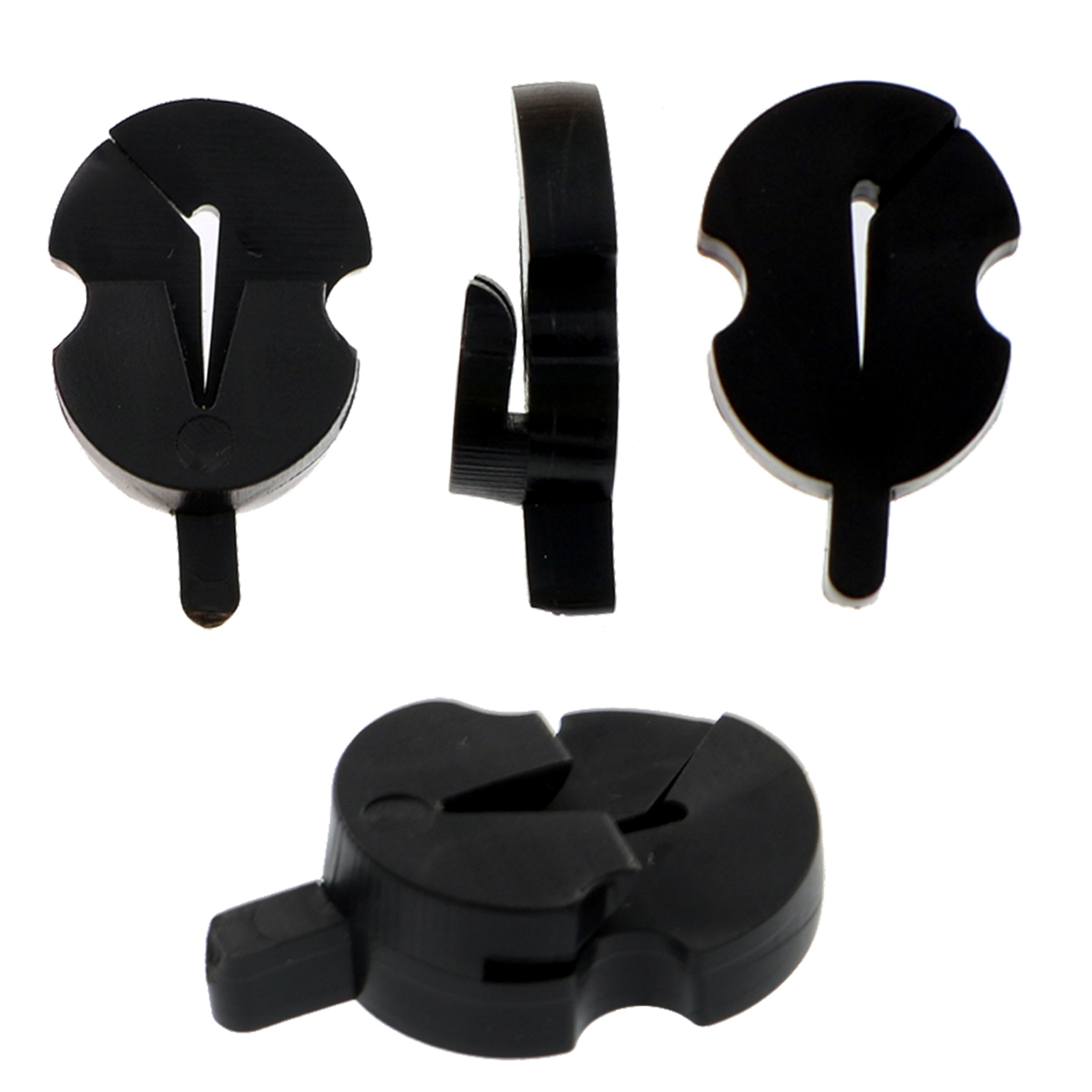 8Pcs Rubber Viool Praktijk Mute Ronde Stijl Viool Mute Praktijk Viool Snaarinstrument Accessoires