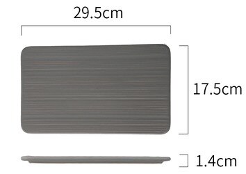 Rectangular Flat Plate Grilled Wings Pot pad Coaster Lunch Box Dishes Bowl Food Container Container Dinner Plates Food Plate: h