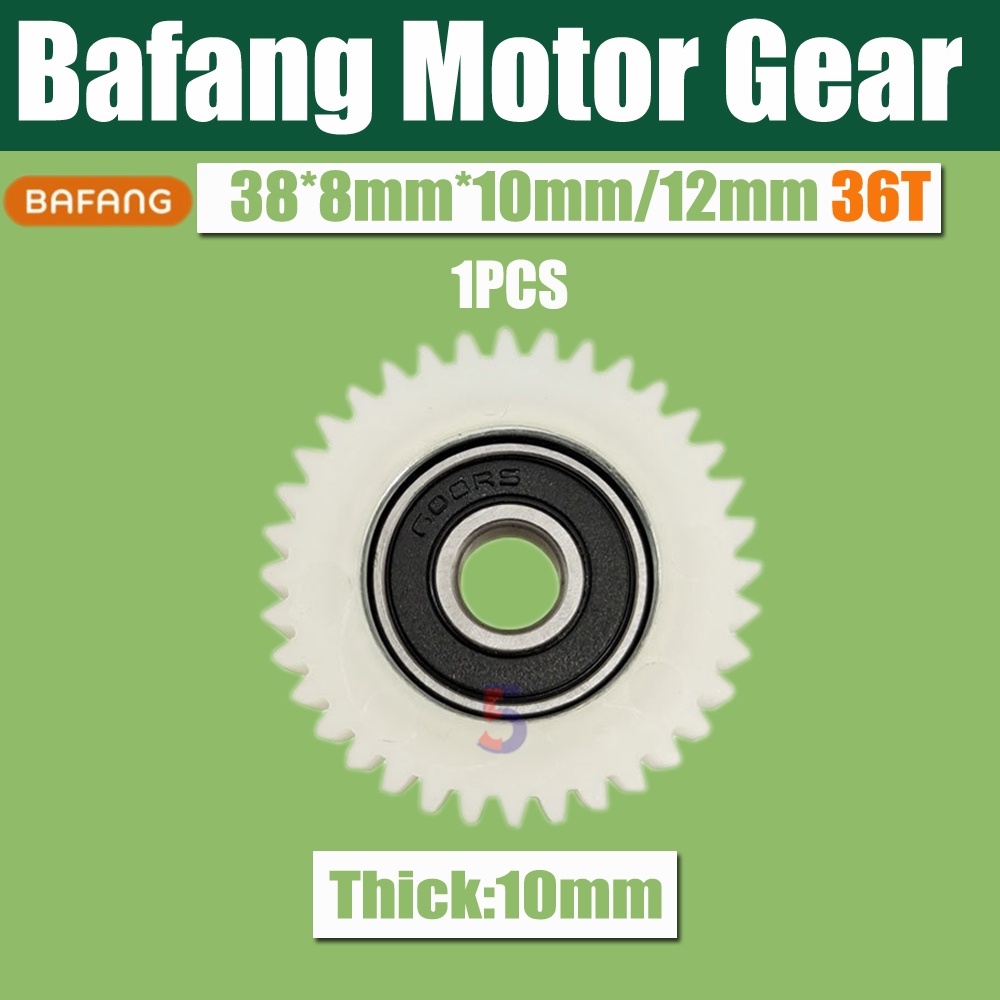 Ebike 36T Bafang Motor Gear 38mm for 250W 350W 500W Bafang Hub Motor 8fun Bafang Motor Repair Gear Bafang 36T Nylon Gear: WHITE