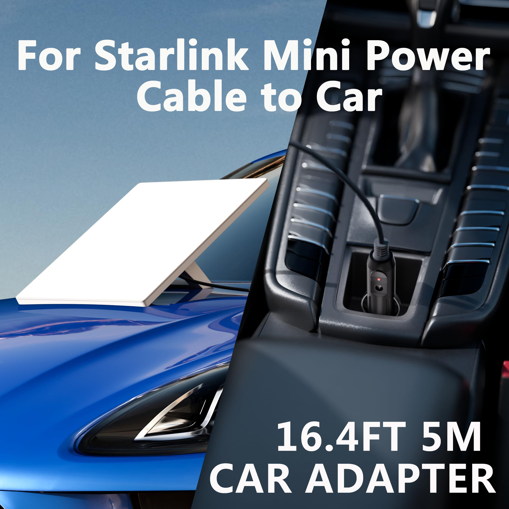 Starlink Mini-Zubehör, Ethernet-Adapter, Starlink-Minikabel, Starlink Mini-USB C Starlink Mini-DC-Stromkabel auf USB-C