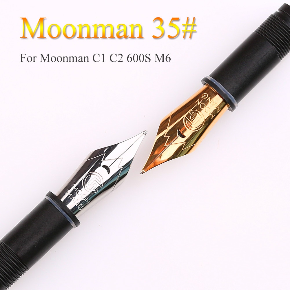 Metall Austauschbare extra Feine Luxus Brunnen Stift Feder Punkt Dicht 0,5-0,58mm Tragbare Spitze Schule Für Moonman C1 c2 600S M6