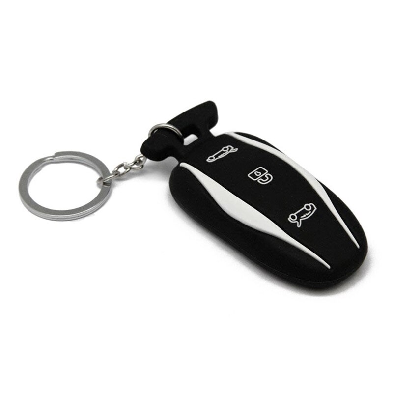Black silicone key Bag remote key set for Tesla model S 60 75 85 100D